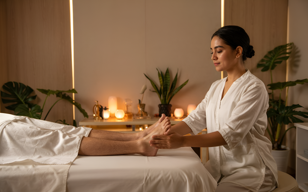 Foot massage in Multan